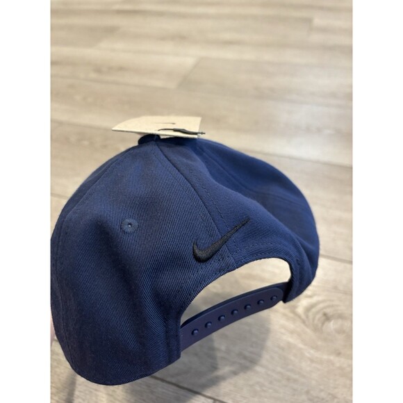 Nike Pro Cap Structured Dri-FIT Golf Hat Navy Blue Snapback S/M HF7482-410 New - Picture 3 of 6